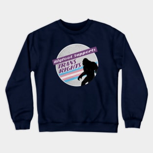 Trans Pride Bigfoot Crewneck Sweatshirt